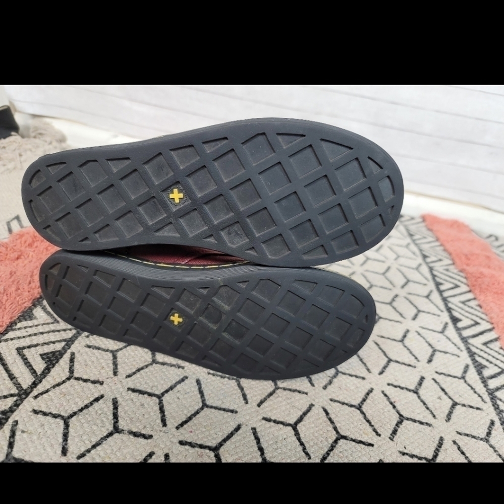 Dr. Martens Burgundy Combat Boots - Picture 15 of 15